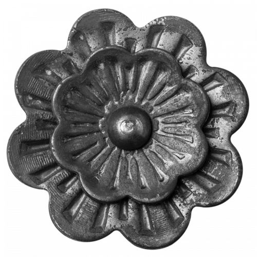 Elemento de ferro forjado - uma flor Ø95mm