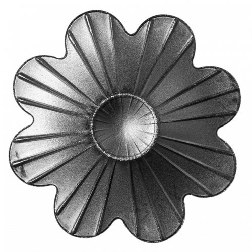 Elemento de ferro forjado - uma flor Ø40mm