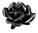 fleur rose, grande Ø75mm