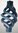 Boule torsadée forme pigne en acier forgé     24x24mm   Diametre – 95mm