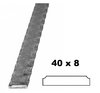 Barre plate forgée  40x8mm