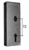 caixa de bloqueio compatível com a fechadura POS  63-205