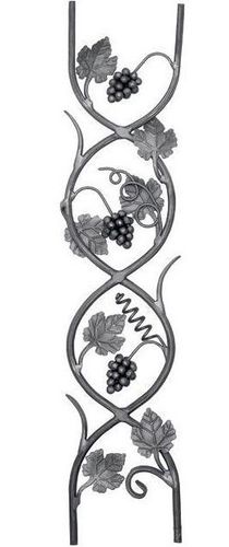 Elemento barandilla, motivo uva. (215x1000mm)