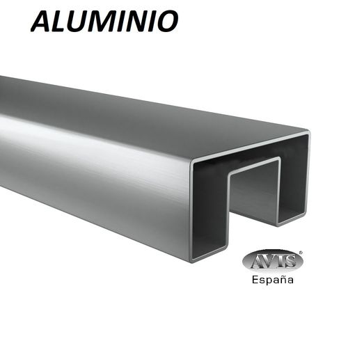 Main courante en aluminium 60x25mm