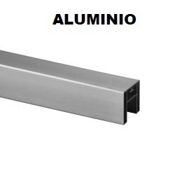 Main courante en aluminium 40x40mm