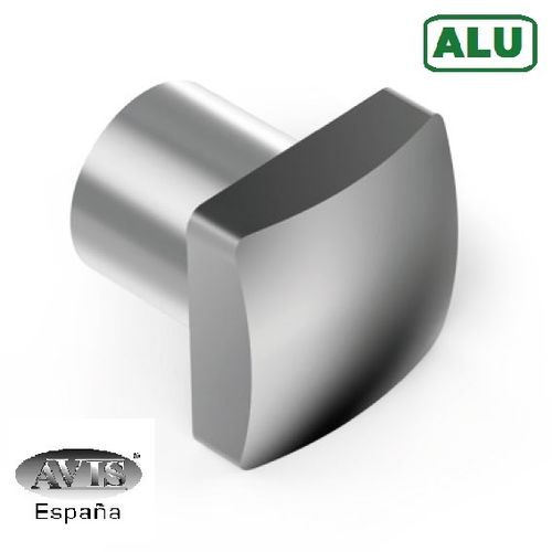 Capuchon profilé en aluminium 14x14mm