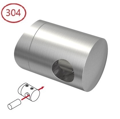 Support de barre transversale - 10mm, poteau 42,4 mm