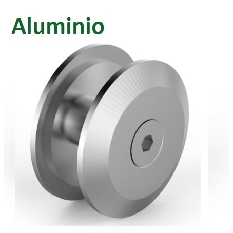 Conector para vidrio - Modelo 0622 de aluminio