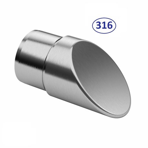 Bouchon de tube / terminaison de main courante - Ø42,4 mm