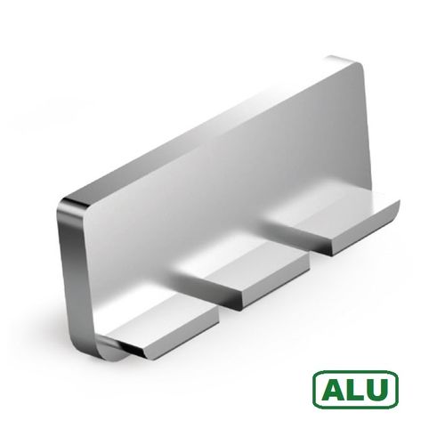 Tapón perfil 60x25mm de aluminio