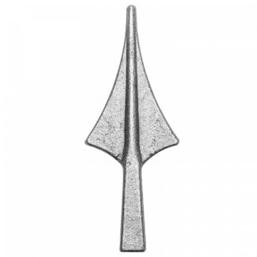 Pointe de lance en acier forgé 60x155mm (16x16)