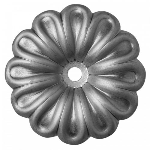 Elemento de hierro forjado: flor Ø120mm