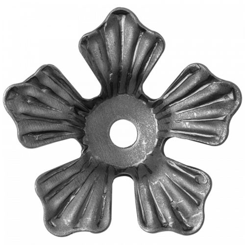 Elemento de hierro forjado: flor Ø85mm