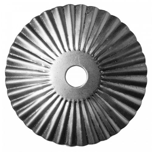 Un elemento de acero forjado Flor Ø 70mm