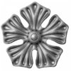 Un élément en acier forgé - une fleur Ø85mm
