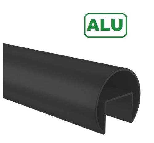 Tubo - Pasamano de aluminio Ø-50mm negro