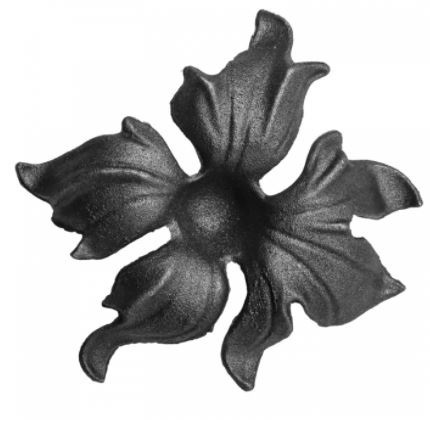 Flor decorativa forjada Ø150mm