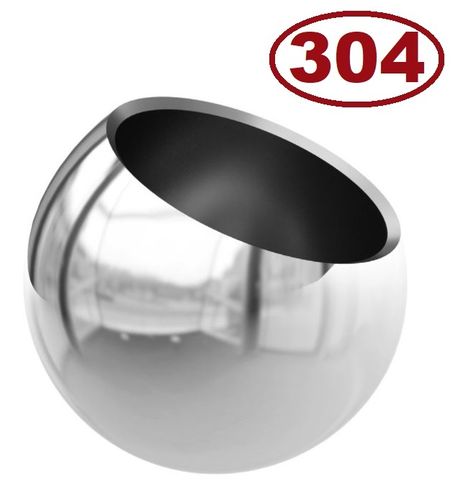 Tampa de Ø55mm para tubo de Ø42,4mm polido