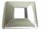 Garniture carrée 108x108mm pour profil 40x40mm polie